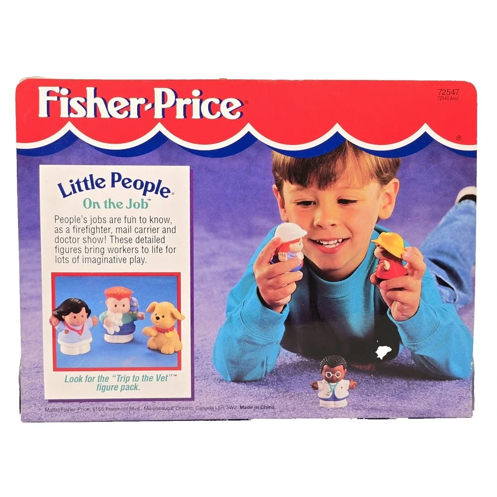 Vintage 1996 Fisher-Price Little People ON THE JOB 72547, New